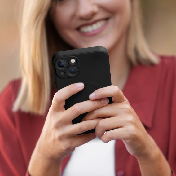 Etui Silicone Mag Cover do iPhone 13, Black