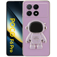 Etui do Xiaomi Poco F6 Pro, Astronaut, fioletowe