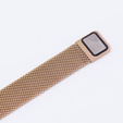 Pasek Bransoleta Milanese do Xiaomi Smart Band 10 / 9 / 8, Różowe złoto