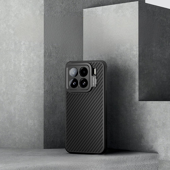 Etui do Xiaomi 15, pancerne Nillkin, CarboProp Case, do Magsafe, czarne