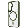 Etui do MagSafe do Samsung Galaxy S24, Hybrid Case, zielone