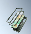 Etui pancerne do Samsung Galaxy S24 FE, Dexnor Full Body (Two Frames), zielone