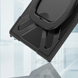 Etui do Samsung Galaxy Tab S8 Ultra / S9 Ultra, Pancerne Obrotowe 360, Z miejscem na rysik, Czarne