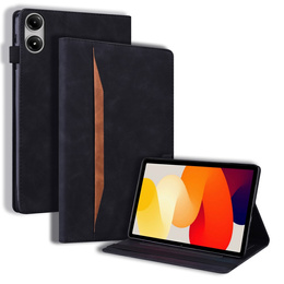 Etui z klapką i kieszonkami na karty do Xiaomi Redmi Pad 2 - Czarne