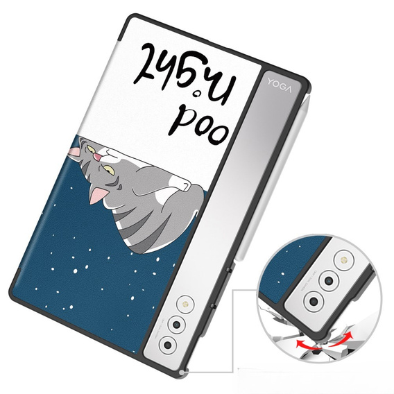 Etui do Lenovo Yoga Tab Plus 12,7", Smartcase, cat