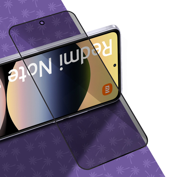 Szkło Hartowane Prywatyzujące Shy Palm do Xiaomi Redmi Note 14 5G