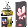 Etui z klapką do Xiaomi Redmi Note 13 Pro 5G, Wallet, Lotus czarne