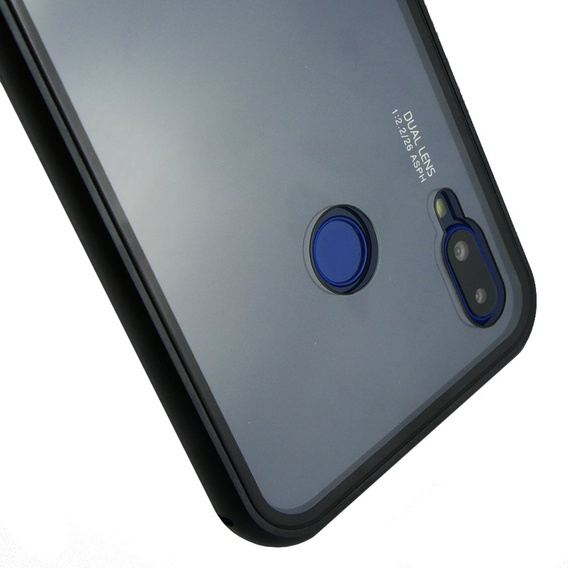 Etui Magnetic back glass do Huawei P20 Lite - Black