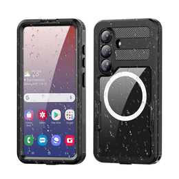 Etui wodoodporne do Samsung Galaxy S26, Redpepper, do MagSafe, czarne