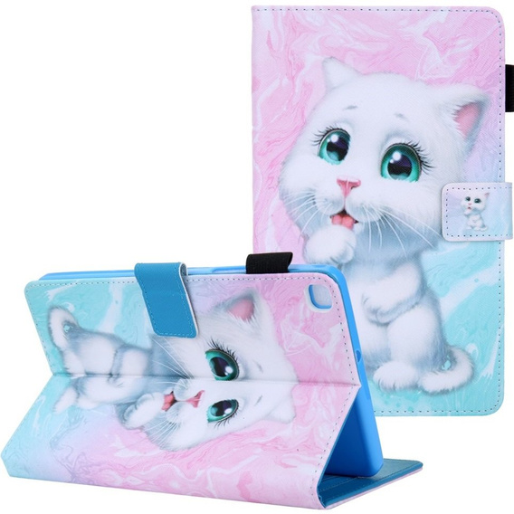 Etui do Samsung Galaxy Tab A7 Lite 8.7 T220 / T225, sweet cat