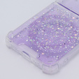 Etui do Samsung Galaxy Z Flip 4 5G, Sparkle, do Magsafe, fioletowe
