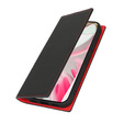 Etui z klapką do Google Pixel 10 / 10 Pro, Litchi Skin Grain, czarne