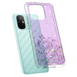 Etui do Xiaomi Redmi 12C, Glittery, fioletowe