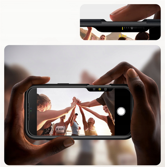 Etui Supcase do iPhone 17 Pro, IBLSN Ares Fip Mag Magsafe, Black