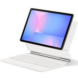 Etui z klawiaturą do Samsung Galaxy Tab S10 FE Magnetic Keyboard Touchpad - białe