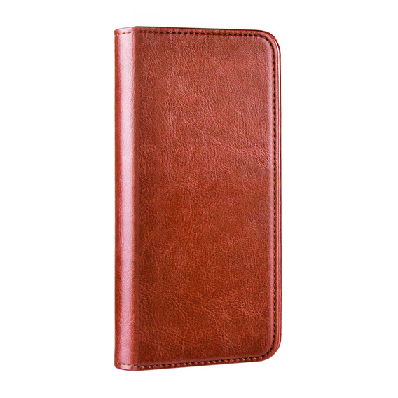 Skórzane Etui Wallet do Realme 8i, Brown