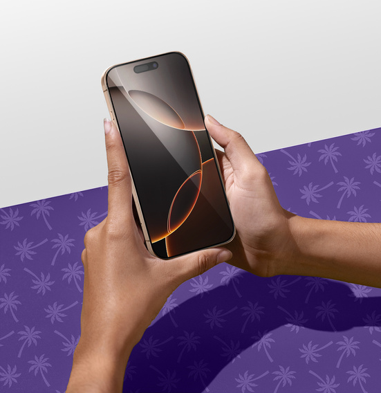 Szkło Hartowane Prywatyzujące Shy Palm do iPhone 16 Pro