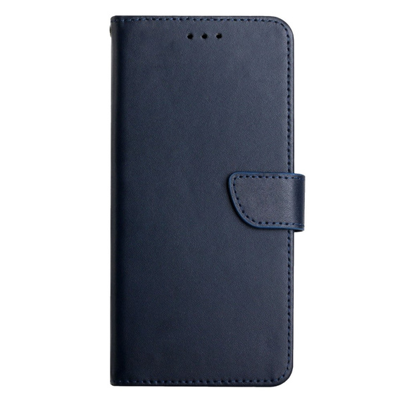 Etui z klapką do Samsung Galaxy A35 5G, Nappa Texture Wallet, niebieskie