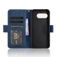 Etui z klapką do T Phone 3 5G, Card Slot, granatowe