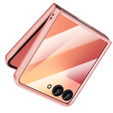 Etui do Samsung Galaxy Z Flip7, z błyszczącym wykończeniem - różowe