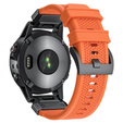 Pasek Silikonowy QuickFit do Garmin Fenix 26mm, Pomarańczowy