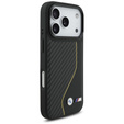 Oryginalne Etui BMW M Carbon Line & Logo MagSafe do iPhone 17 Pro – czarne / żółte