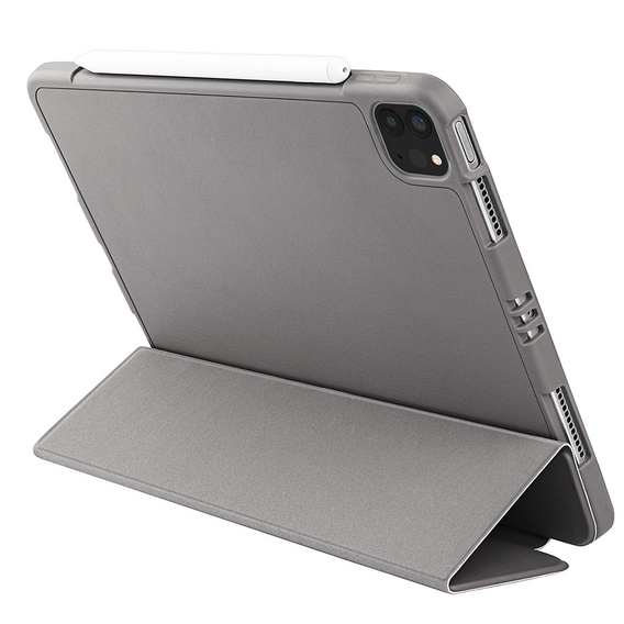 Etui do iPad Pro 11" 2022/2021 (4/3 gen.), Smartcase z miejscem na rysik, szare