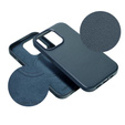 Skórzane Etui do MagSafe do iPhone 16 Pro Max, niebieskie + Szkło Hartowane 9H