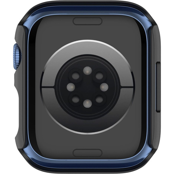 2w1 Etui + Szkło Hartowane do Apple Watch 7/8/9 45MM, Czarne