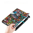 Etui do Xiaomi Redmi Pad 10.6, Trójdzielne z klapką, Graffiti