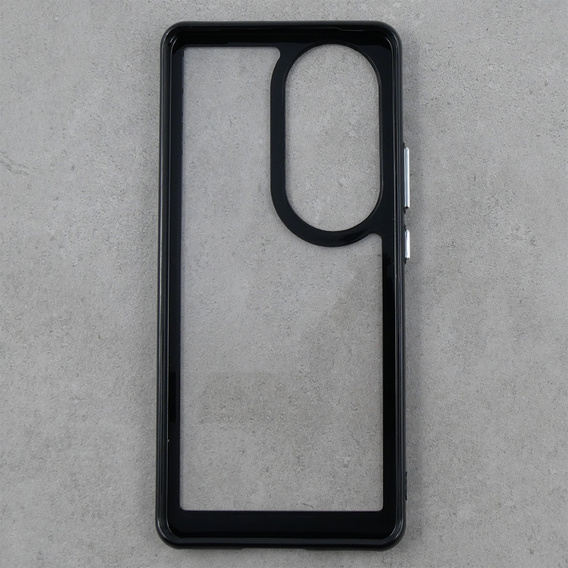 Etui do Oppo Reno 10 / 10 Pro, Fusion Hybrid, przezroczyste / czarne