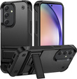 Etui pancerne do Samsung Galaxy A54 5G, z podstawką, Czarne