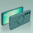 Etui do Samsung Galaxy A26 5G, ColorMag, do MagSafe, zielone + Szkło hartowane 9H