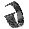 Bransoleta do Apple Watch 1/2/3/4/5/6/7/8/9/10/11/SE Ultra 1/2/3 42/44/45/46/49mm, Czarna