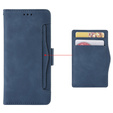 Etui z klapką do Samsung Galaxy A15 4G / 5G, Card Slot, granatowe