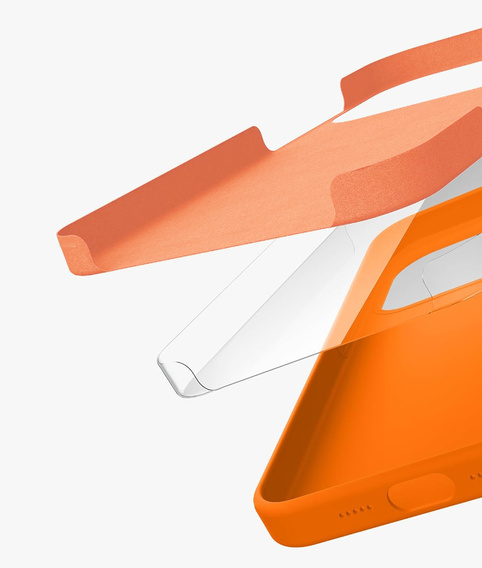 Etui do iPhone 17 Pro Max, Silicone Lite, do MagSafe – pomarańczowe