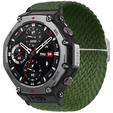 Pasek nylonowy do Amazfit T-Rex 3, Zielony
