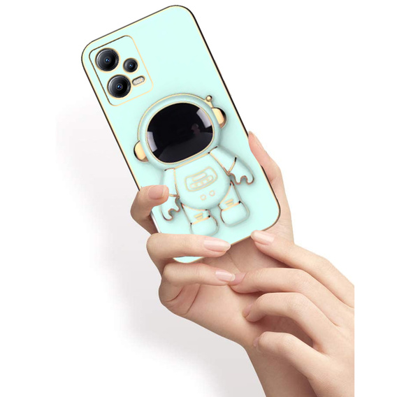 Etui do Xiaomi Redmi Note 12 5G / POCO X5 5G, Astronaut, zielone