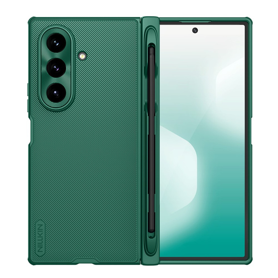Etui NILLKIN do Samsung Galaxy Z Fold7, Frosted Shield, z rysikiem, zielone