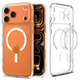 OUTLET Etui Spigen do iPhone 17 Pro, Ultra Hybrid MagSafe, Clear / White