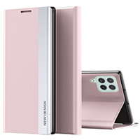 Etui z klapką do Samsung Galaxy M33 5G, Side Magnetic, różowe