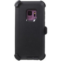 Etui do Samsung Galaxy S9, Tough pancerne z klipsem czarne