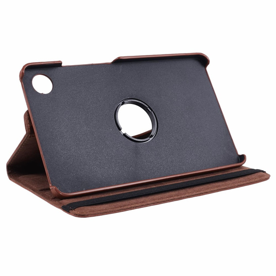 Etui do Samsung Galaxy Tab A9, Obrotowe 360, brązowe