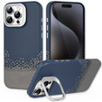 Etui do iPhone 15 Pro Max, Frame Kickstand, do MagSafe, Sand Blue