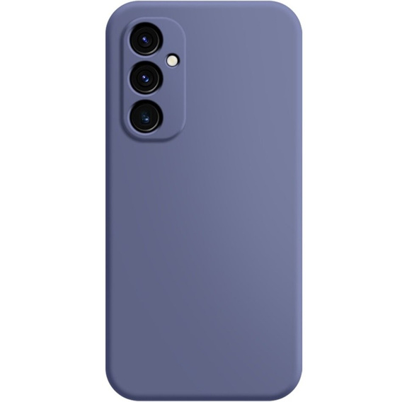 Etui do Samsung Galaxy A15, Silicone Lite, granatowe + szkło 9H