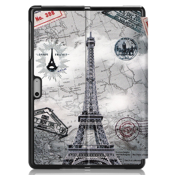 Etui do Microsoft Surface Go 3/Go 2/Go, Smartcase, Eiffel Tower