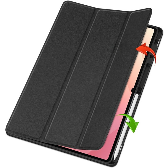 Etui do Samsung Galaxy Tab S11 Ultra, Smartcase z miejscem na rysik, czarne