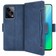 Etui z klapką do Xiaomi Redmi Note 12 5G / POCO X5 5G, Card Slot, granatowe