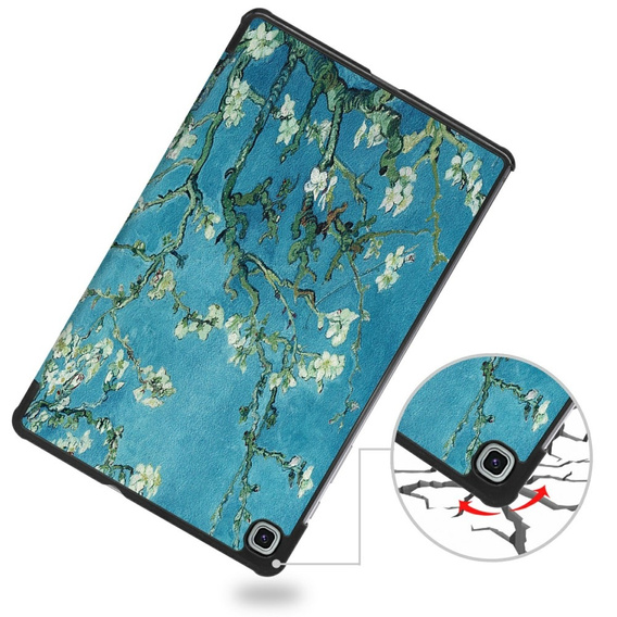 Etui do Samsung Galaxy Tab S6 Lite 10.4" 2020/2022/2024, Smartcase, Kwiat wiśni