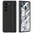 Etui do Samsung Galaxy Z Fold6 5G, ze szkłem i rysikiem, czarne